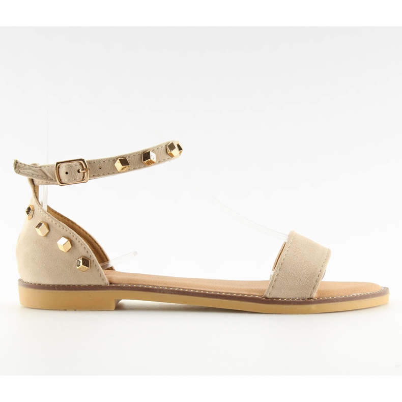 Beiget sandaalit nastoilla 117-11 beige