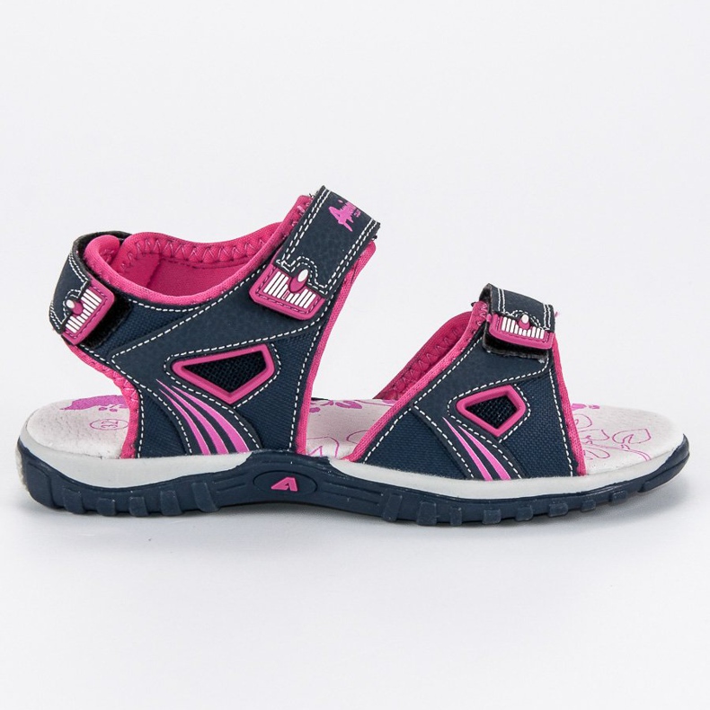 American Club Velcro-amerikkalaiset sandaalit sininen