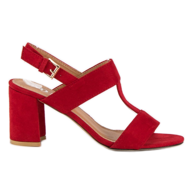 SDS Punaiset sandaalit pylväässä punainen