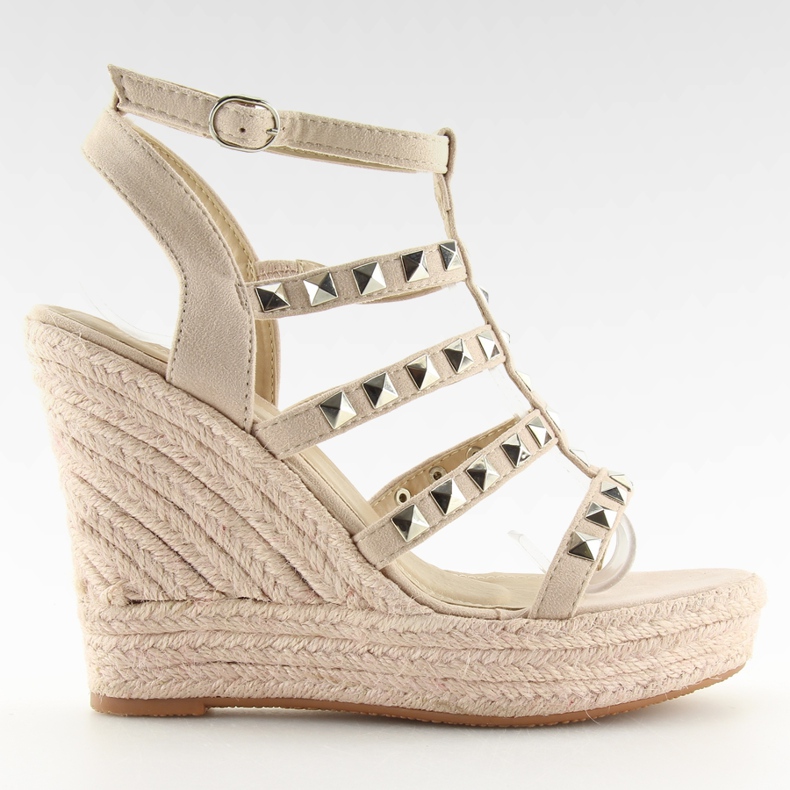 Beiget espadrillit kiiloissa 3811-17 Beige