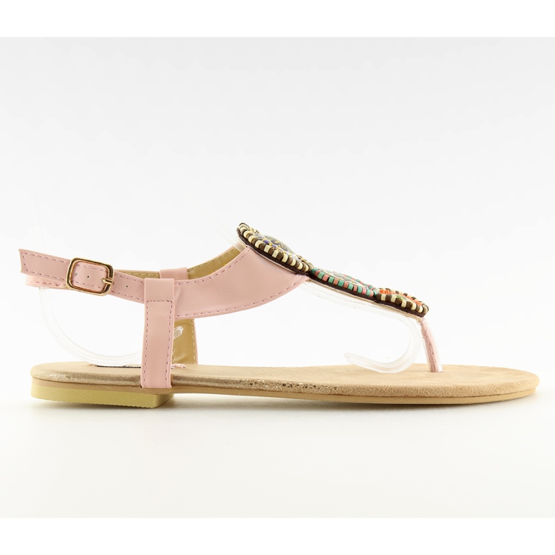 Pinkki 4111 Vaaleanpunaiset varvastossut vaaleanpunainen