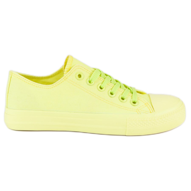 SHELOVET Keltaiset tennarit siteissä keltainen