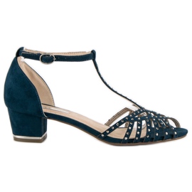 Corina Matalakorkoiset sandaalit sininen
