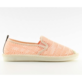 Vaaleanpunaiset mesh espadrillit 35503 Rosa vaaleanpunainen