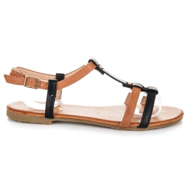 Licean Sandaalit, joissa lukko musta ruskea Licean Sandaalit, joissa lukko musta ruskea