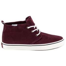 Andy Z Mokka nilkkalenkkarit punainen Andy Z Mokka nilkkalenkkarit punainen