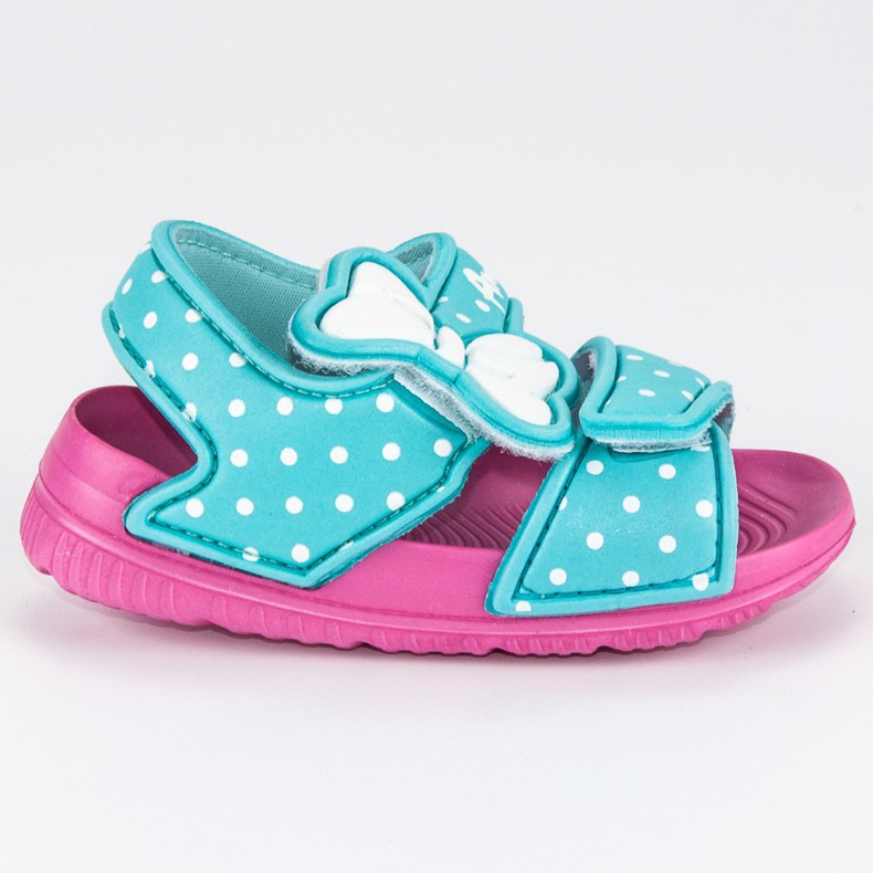 American Club Amerikkalaiset polka-dot-sandaalit vihreä