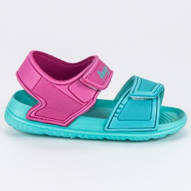 American Club Velcro-amerikkalaiset sandaalit vihreä