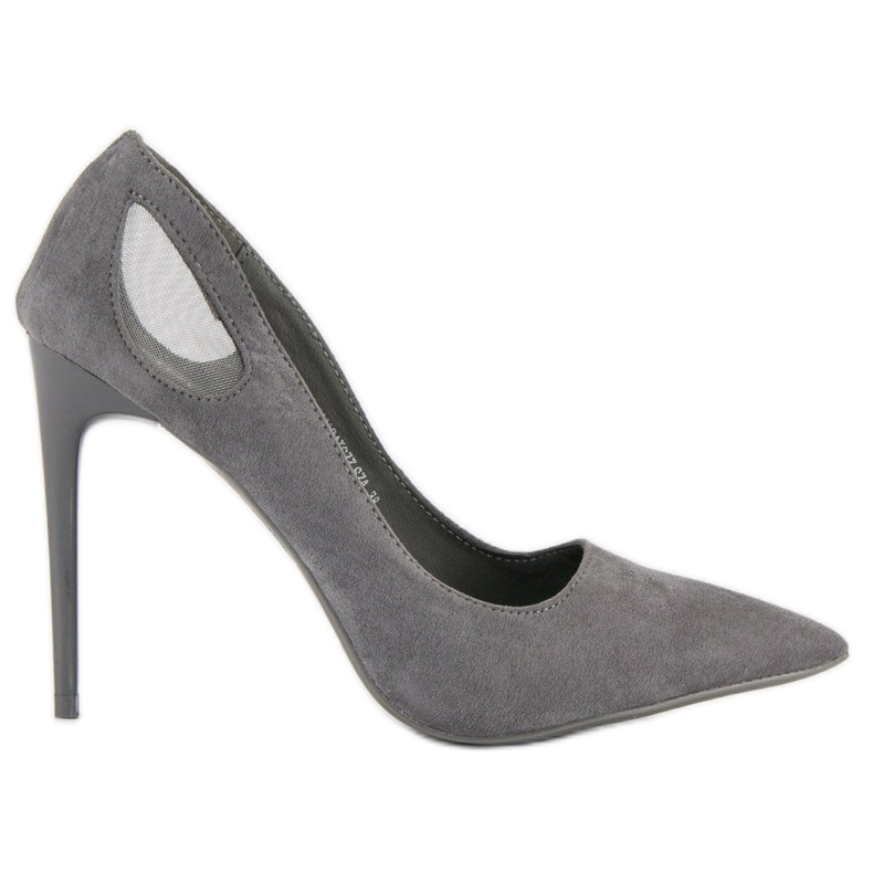 Harmaat mokkanahkaiset vinceza-korkokengät