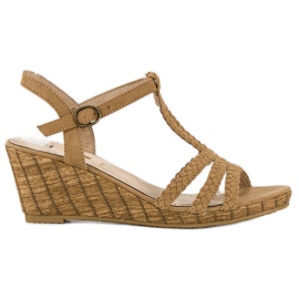 Corina Mukavat kiila sandaalit ruskea