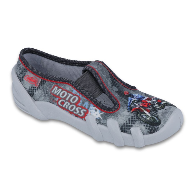 Befado lasten kengät 290x166 harmaa punainen