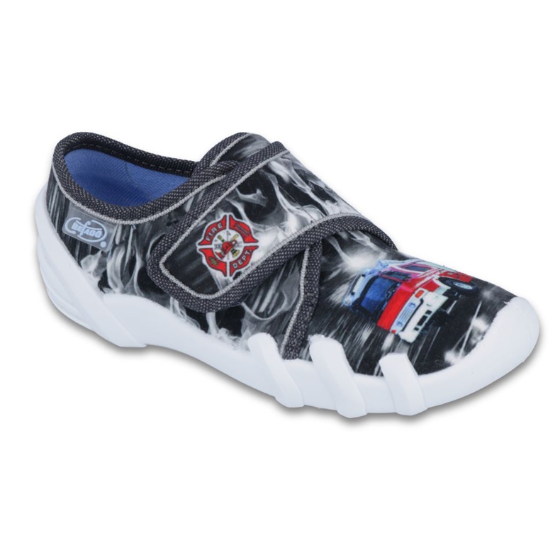 Befado lasten kengät 273x240 musta harmaa punainen