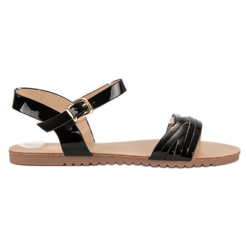 Bestelle Mustat patentoidut sandaalit