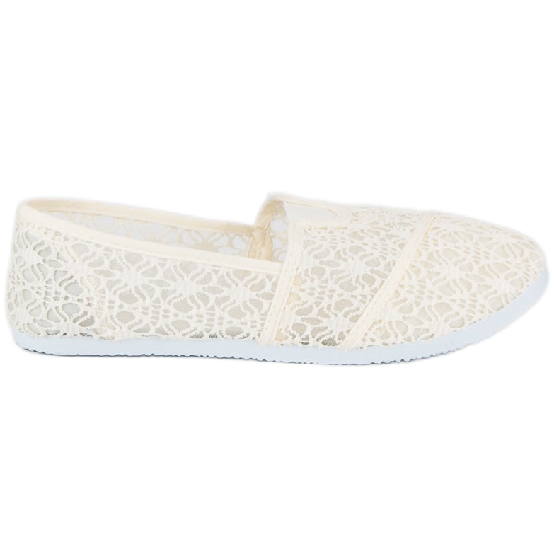 Beiget pitsiset balerinat