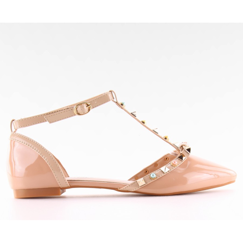 Balleriinat vaaleanpunaisilla nastoilla DM29P pinkki vaaleanpunainen