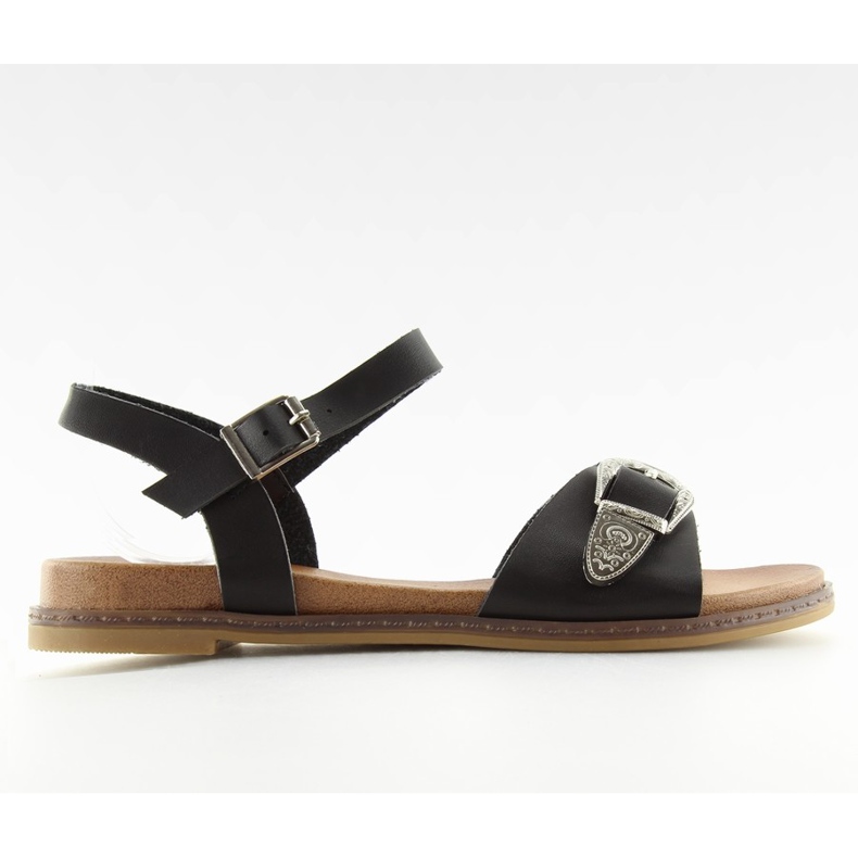 Mustat naisten sandaalit F5910 mustat