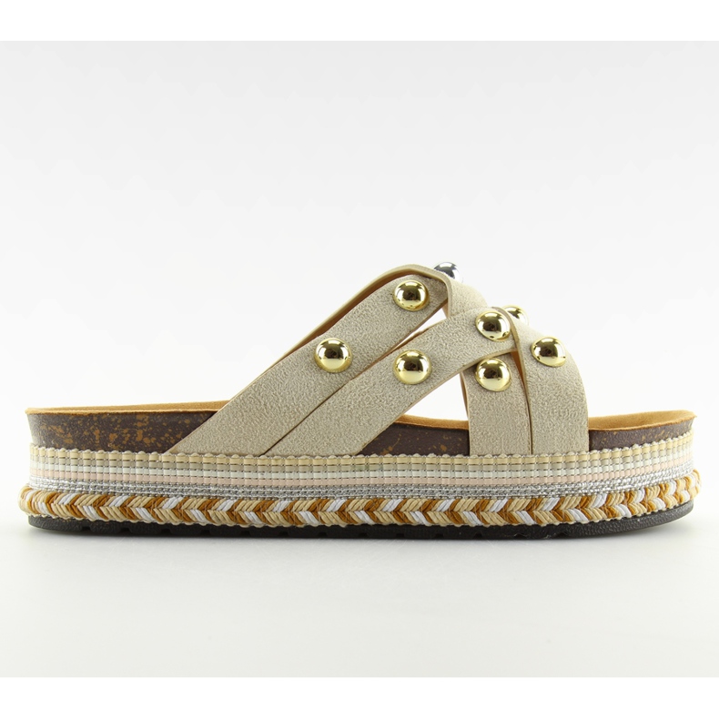 BV-418 Beige beigenväriset espadrillit