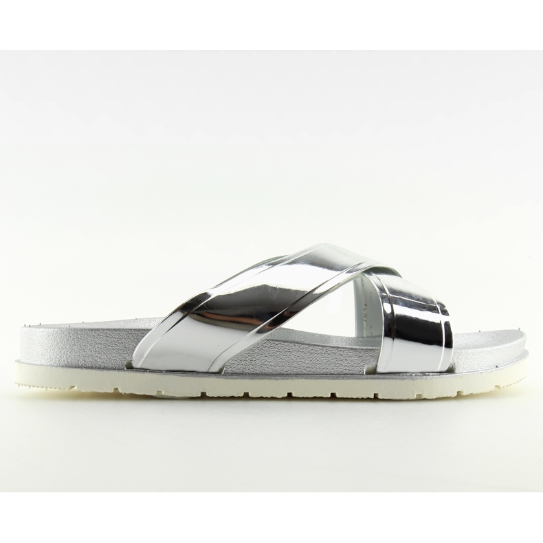 Peilinäköiset hopeiset tossut CK46P hopea harmaa