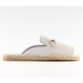 Avoin varvas harmaa 99-3 harmaa espadrilles