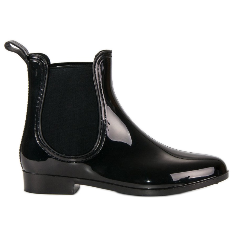 Lakatut VINCEZA-kalossit musta