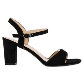 Lovit Mustat korkeakorkoiset sandaalit Lovit Mustat korkeakorkoiset sandaalit