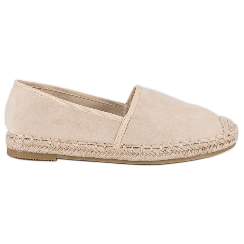 Sweet Shoes Beige mokkanahka espadrillit