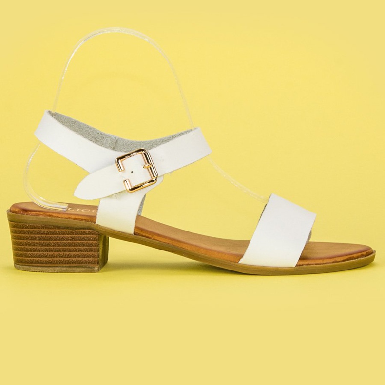 Licean Matalakorkoiset sandaalit valkoinen