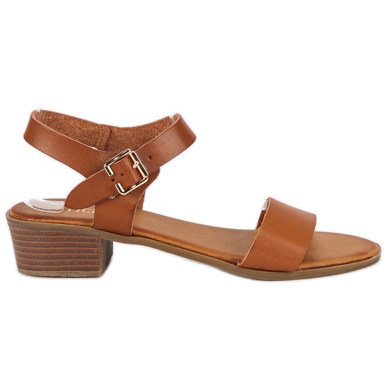 Licean Matalakorkoiset sandaalit ruskea