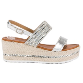 Seastar Wedge espadrillit harmaa
