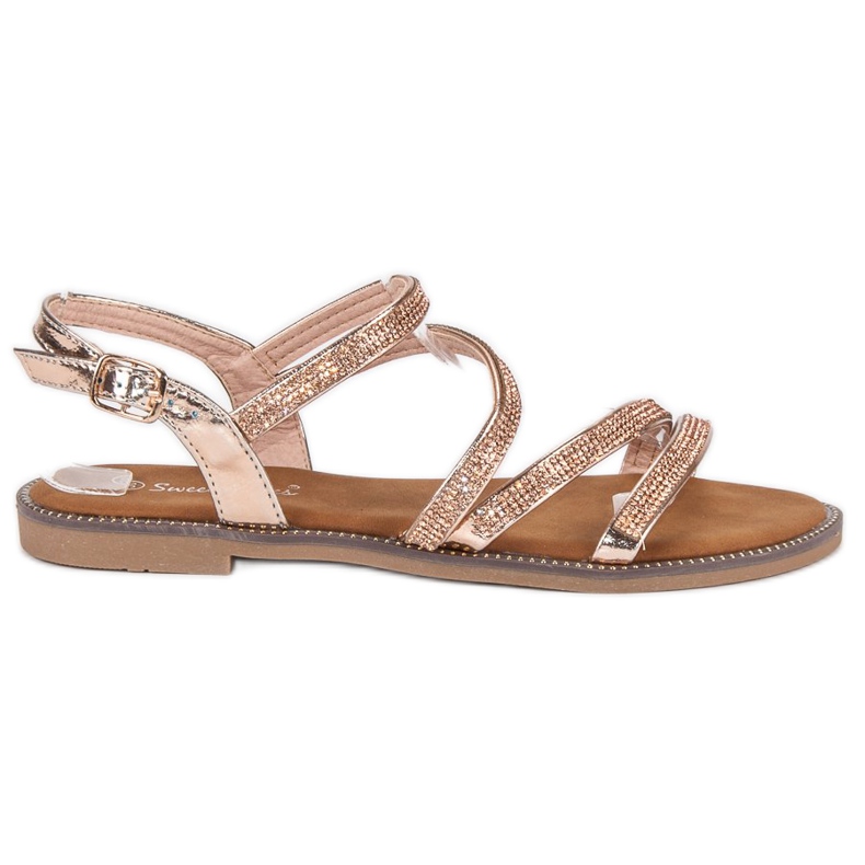 Sweet Shoes Vaaleanpunaiset naisten sandaalit vaaleanpunainen