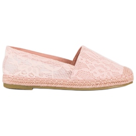 Seastar Vaaleanpunaiset pitsiset espadrillit vaaleanpunainen Seastar Vaaleanpunaiset pitsiset espadrillit vaaleanpunainen