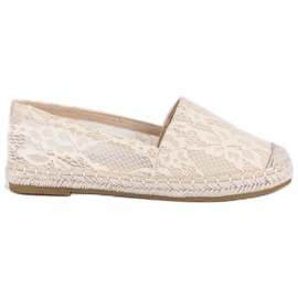 Seastar Beiget pitsiset espadrillit