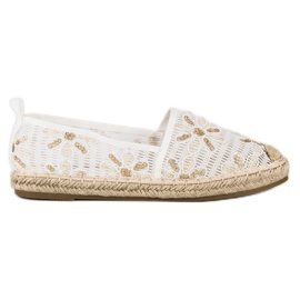 Seastar Pitsi Espadrilles valkoinen keltainen