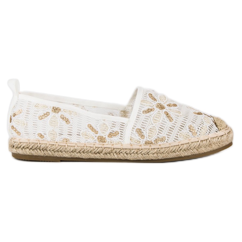 Seastar Pitsi Espadrilles valkoinen keltainen