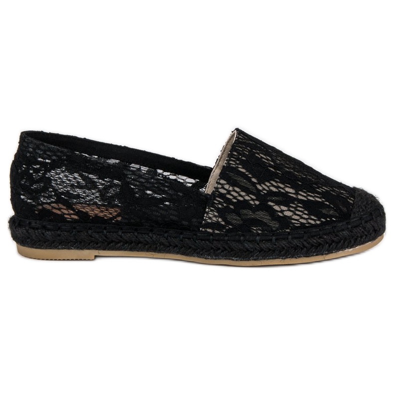 Seastar Musta Lace Espadrilles