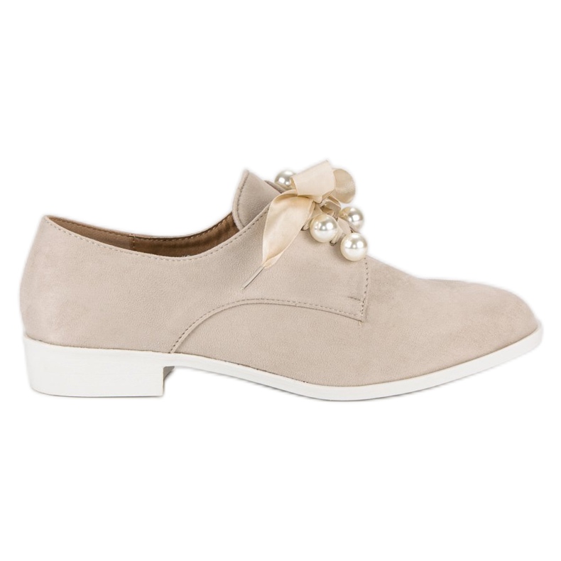 Tina&Co Sidotut broguet helmillä ruskea