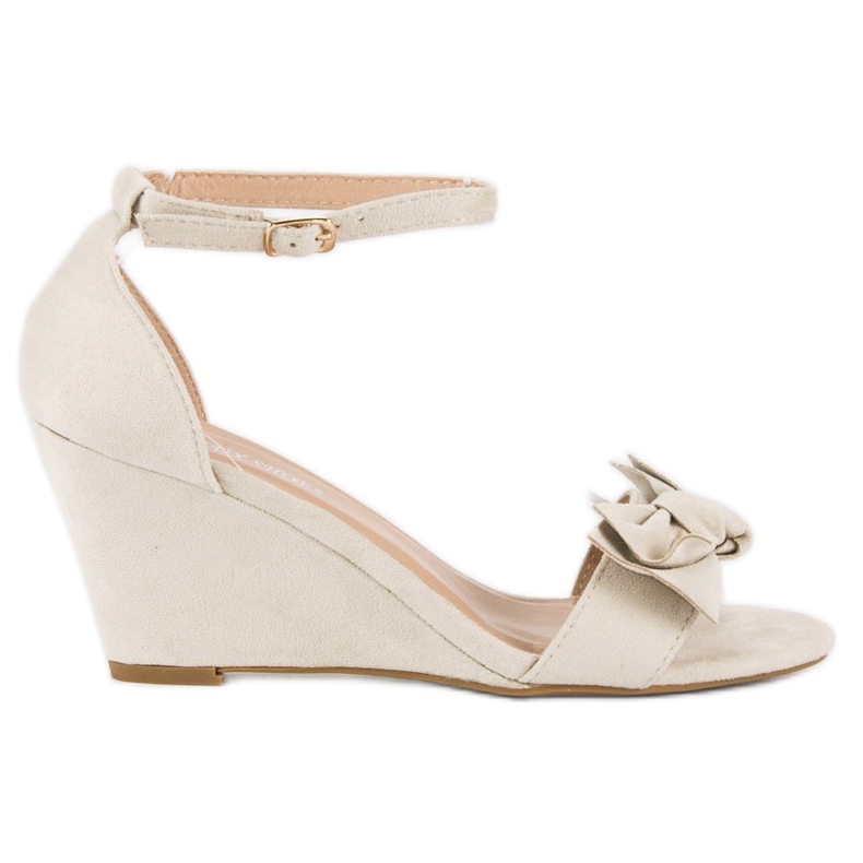 L. Lux. Shoes Tyylikkäät kiila sandaalit ruskea