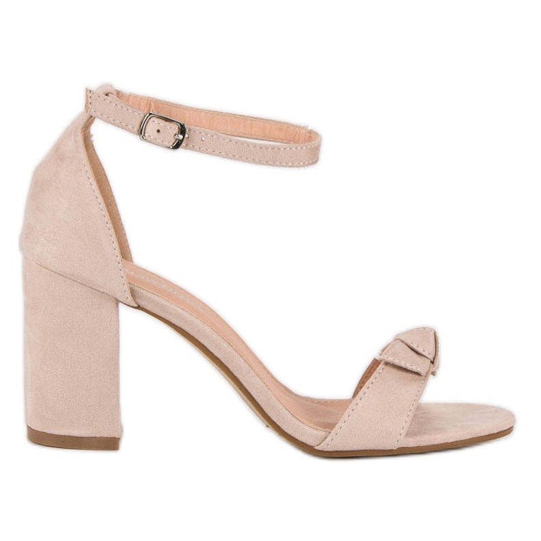 Diamantique Tyylikkäät sandaalit tolppassa ruskea