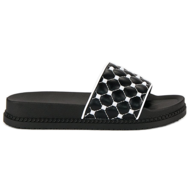 Tyylikkäät naisten tossut musta