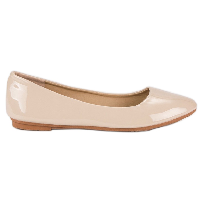 Diamantique Lakatut ballerinat ruskea