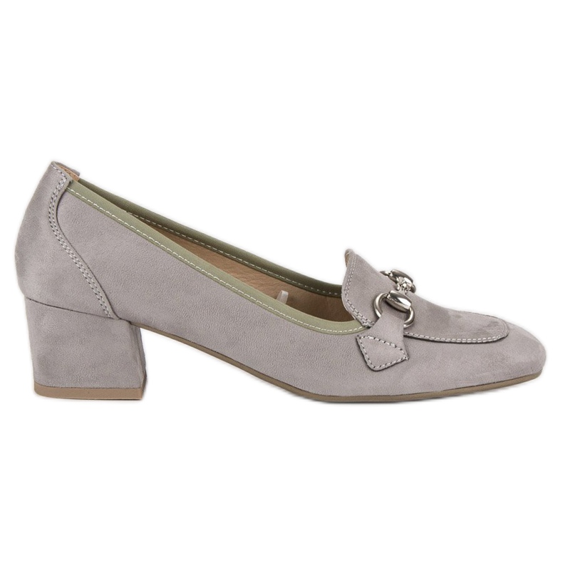 Harmaa mokkanahka vinceza pumput