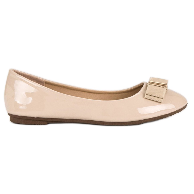 Lakatut baleriinat rusetilla ruskea