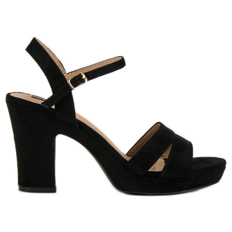 Milaya Muodikkaat korkokengät sandaalit musta