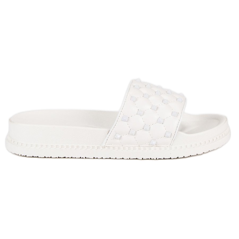 Tyylikkäät naisten tossut valkoinen