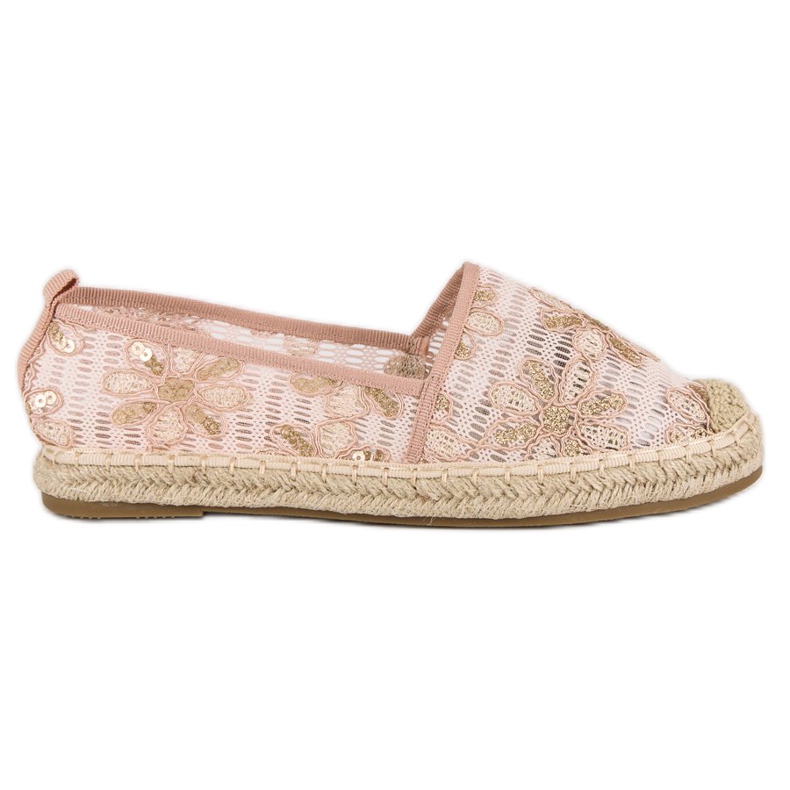 Seastar Pitsi Espadrilles keltainen vaaleanpunainen