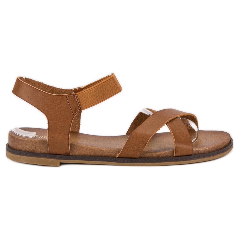 Naisten ruskeat sandaalit