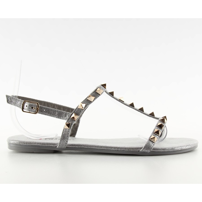 Hienot sandaalit DD23 harmaalla nastalla