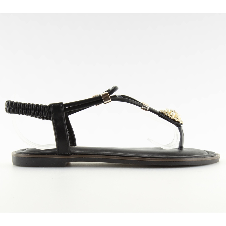 Mustat naisten sandaalit varvastossut 7537 musta