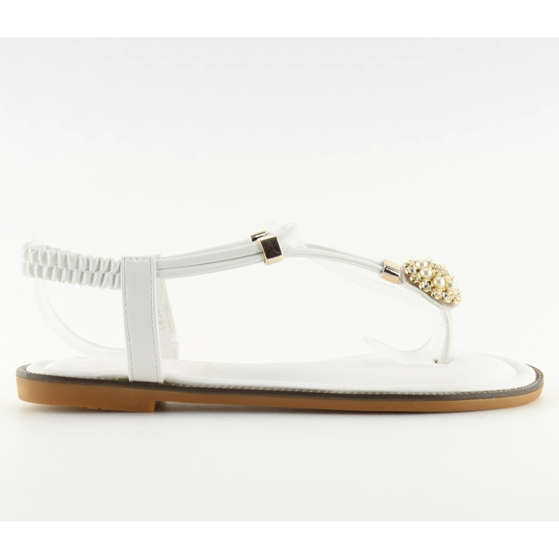 Naisten valkoiset sandaalit 7537 valkoinen