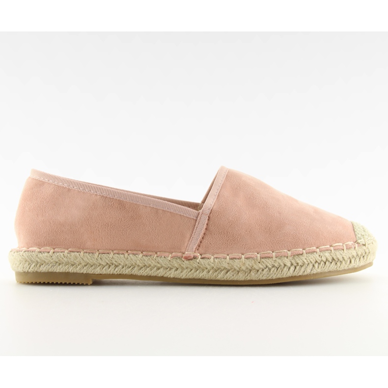 Klassiset pinkit espadrillit BB05P pinkki vaaleanpunainen